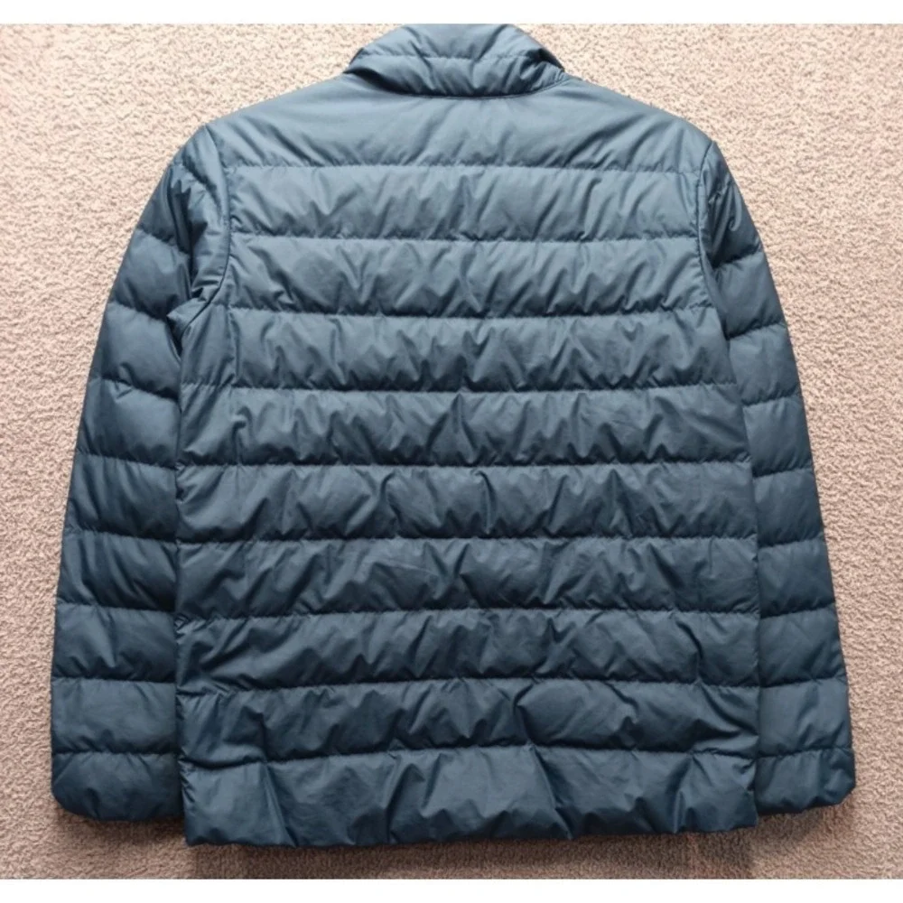 REI‎ Co-op Down Puffer Jacket Youth Large Blue Zip 80% Down